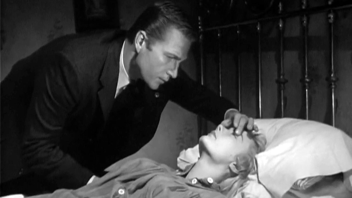AngusKohm's tweet photo. #FridayNightAtTheHomeDriveIn

Curse of the Undead (1959) by #EdwardDein
w/ #MichaelPate #KathleenCrowley

“The countryside terrorized! The young and beautiful drained of life!”

“HIS BODY IS AN EMPTY SHELL THAT HOSTS A LUSTFUL FIEND!”

#Horror #Western
#NotQuiteClassicCinema https://t.co/Bdwb3AEt7C