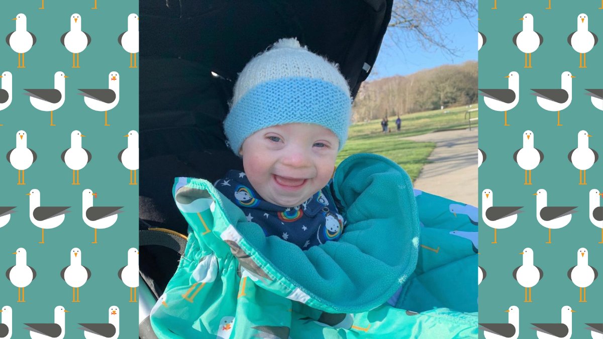 BundleBean's tweet photo. Who's enjoying the rather glorious weather this week? Well little one certainly was! What a gorgeous picture this is 😍

#BundleBean #WhereHasYourBundleBean #BabyWearing #ToddlerWearing #Pushchair #BabySling #Sunshine #DownSyndrome https://t.co/Nvnct8UNJ2