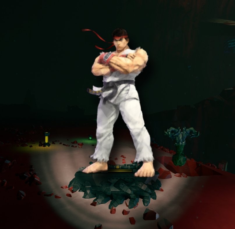 kronkchopp's tweet photo. Rough recreation of a dream I had a while ago. They added Ryu and Kazuya into DRG for Season 2. https://t.co/mmGA4QowsS