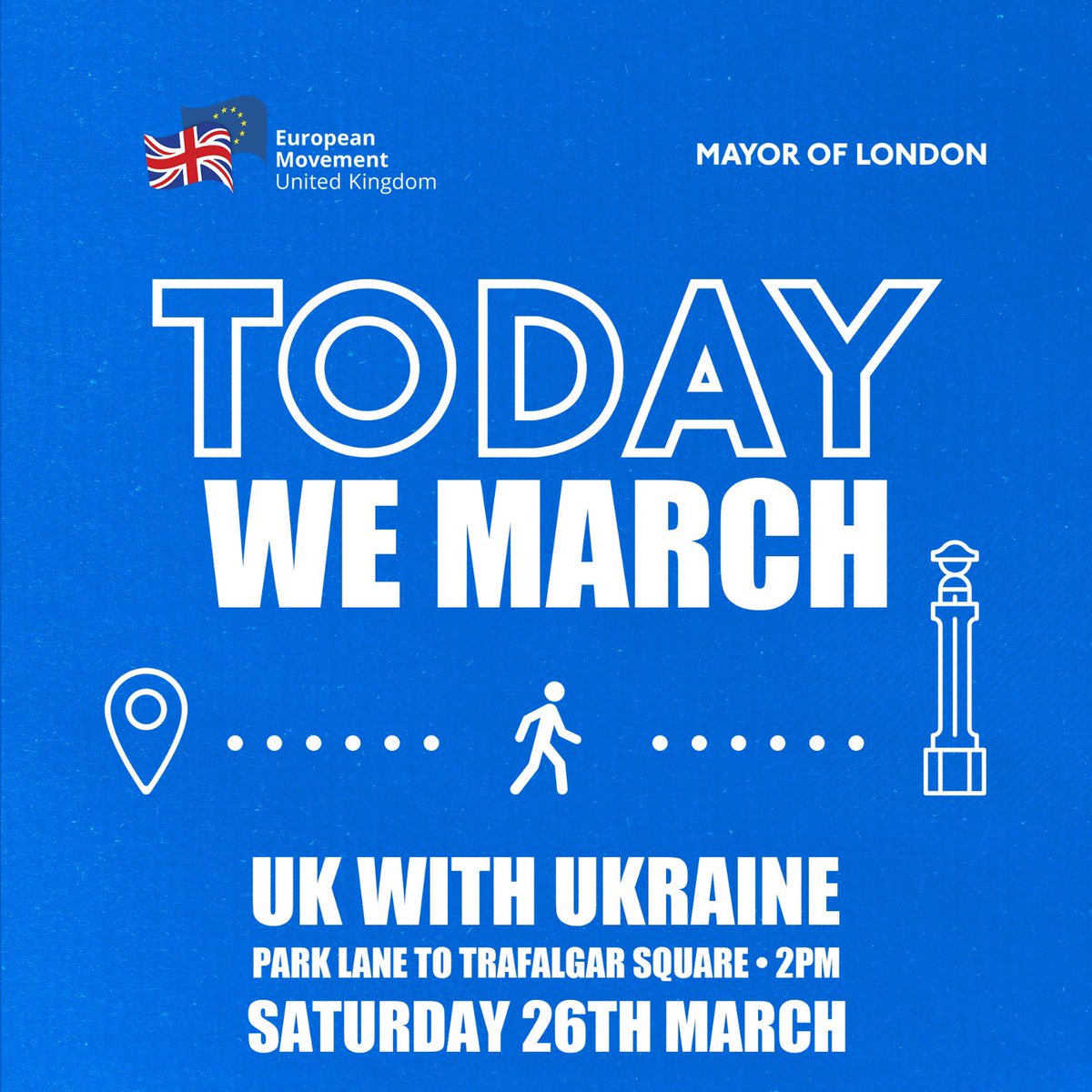 euromove's tweet photo. Good morning marchers.

Join us from 2pm today on Park Lane alongside @MayorofLondon and thousands more as we March in solidarity with our friends and neighbours in Ukraine. 🇺🇦 https://t.co/PARY7s3Fxk