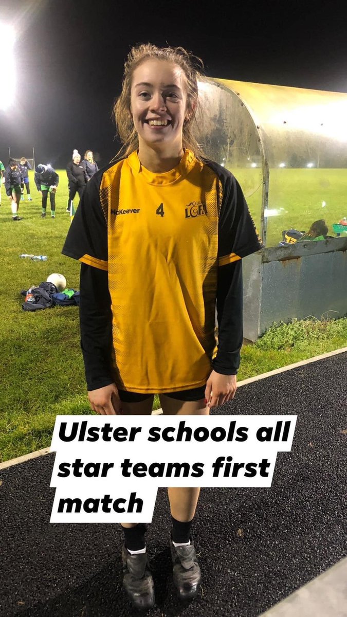 Huge congratulations to Caoimhe Dooley who received her @UlsterLadies PPS All Star last night at an awards ceremony in Kelly’s Inn. Well done Caoimhe, well deserved & we wish you well for the future, Club and County. 🧡🤍
@StjoesPE_Sport @ArmaghLGFA 
#proud #lgfa #allstar #ranger