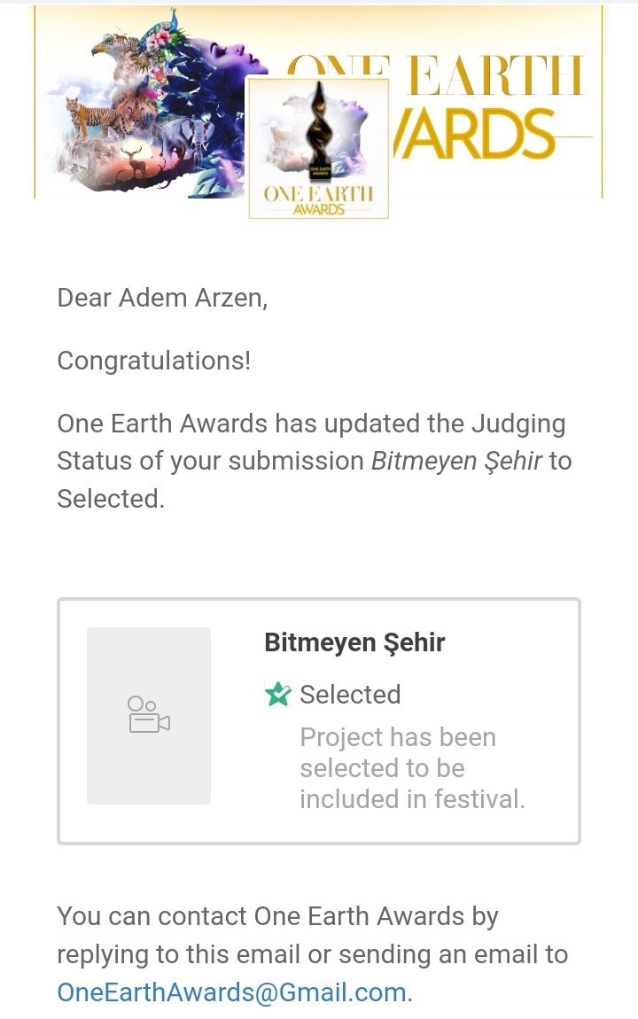 Çekmiş olduğumuz "Bitmeyen Şehir" Belgeseli festivallerde seçki almaya devam ediyor. 
<a href="/ibrahimozcosar/">ibrahim özcoşar</a>
<a href="/mardinartuklu/">Mardin Artuklu Üniversitesi</a> 
@ArtukluGsf 
@Mehmetsik15
