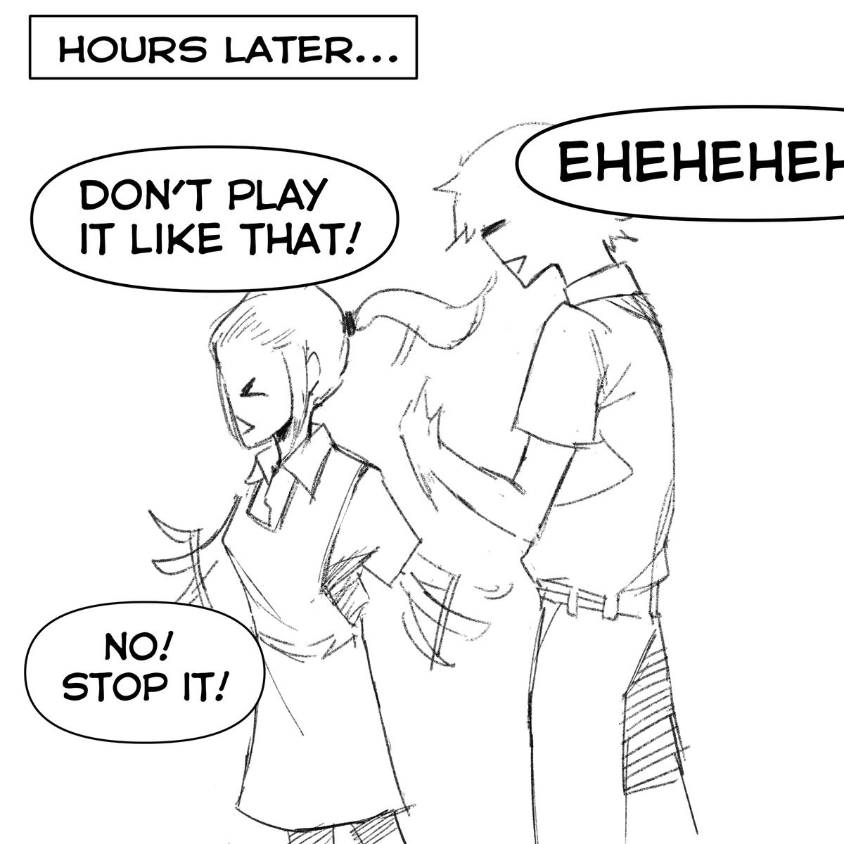 Sadhen12's tweet photo. based on a true story~ 
#comic #manga #ponytail https://t.co/FgDff0Basv