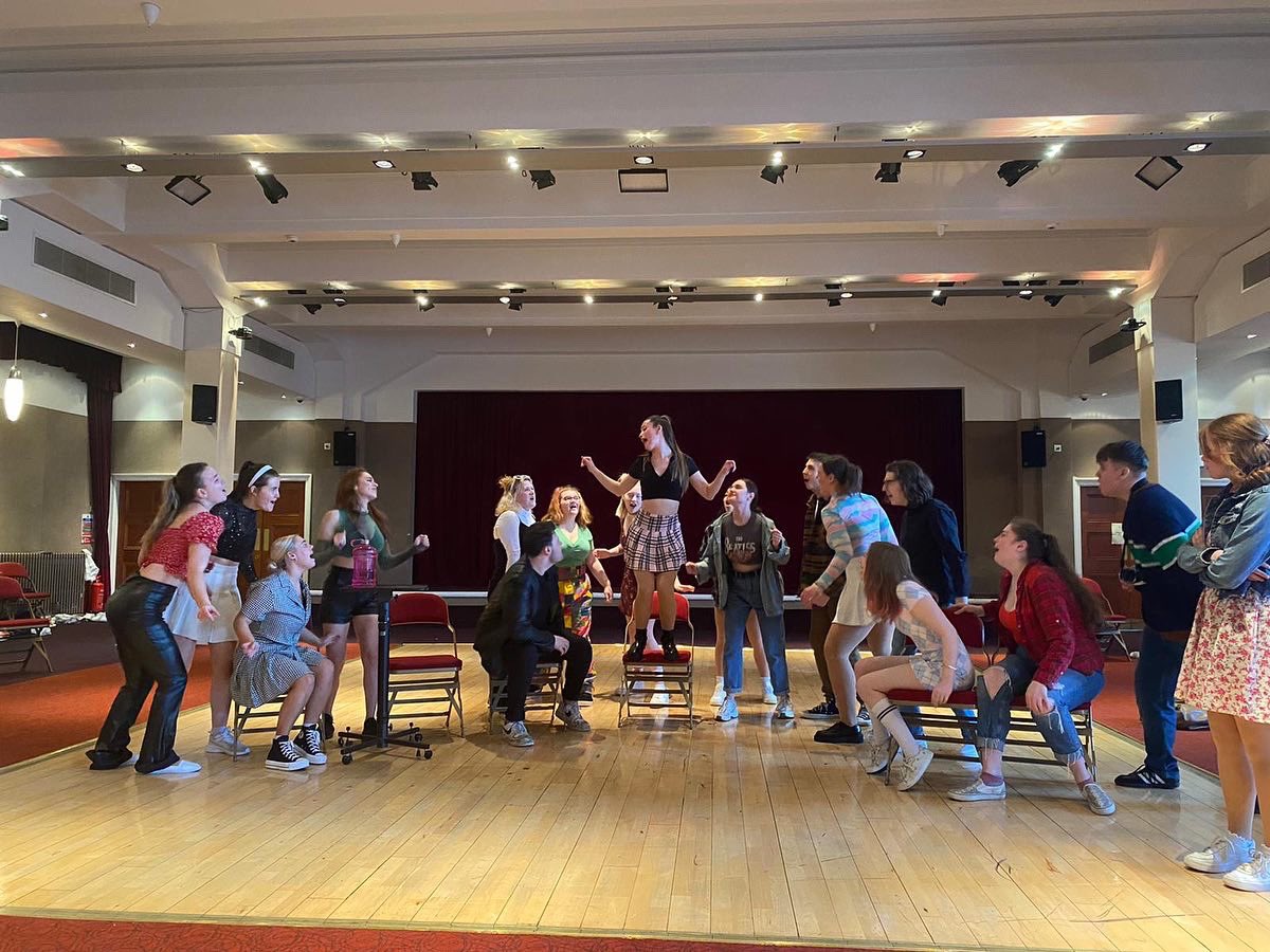 NewCLanArts's tweet photo. Carrie rehearsals wrapped! ✌️💃🏻🕺🏽🩸

We can’t wait to open our theatre doors next week for the first time this year 😄

@NCLanarkshire 
#newclanarts #carriethemusical #musicaltheatre #sneakpeek #theatre https://t.co/A8nVx9U8lA