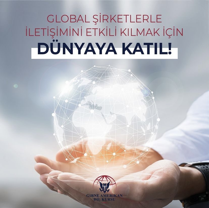 GirneDilKursu's tweet photo. Mesleğinde hedeflediğin noktalara ulaşabilmek ve dünyaya katılmak için en büyük anahtar, İngilizce.
#GirneAmerikanDilKursu #DünyayaKatıl #JoinTheWorld https://t.co/f4c4IM3ytP