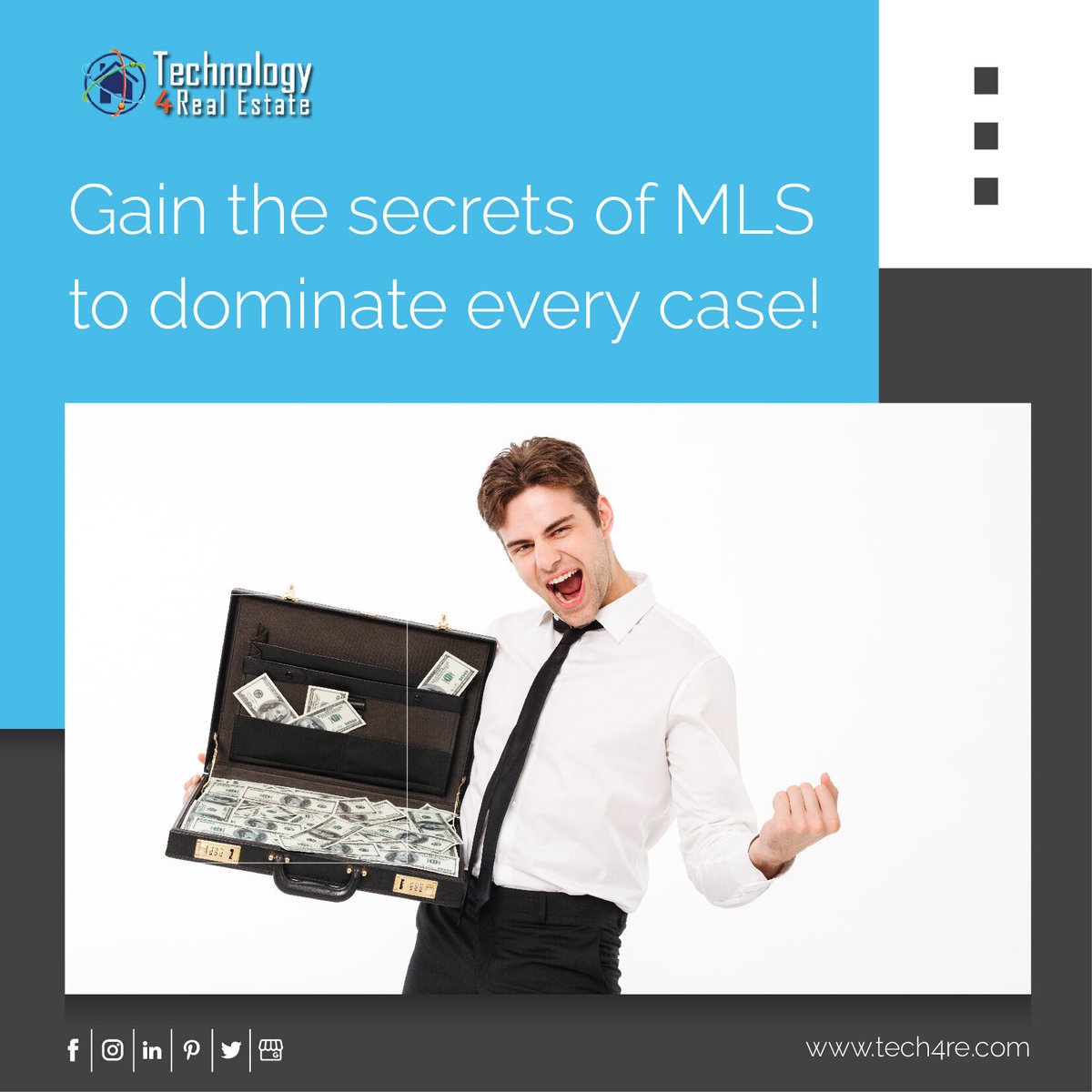REMRTECH's tweet photo. Learn the important keys and gain the secrets of MLS to dominate every case. Sign up now and gain edge over the competition.

Contact Us
🌐 https://t.co/Tvh9V3biYM
📧 tech@tech4re.com
📞 (602) 206 7200 https://t.co/Afdqg4ErgY