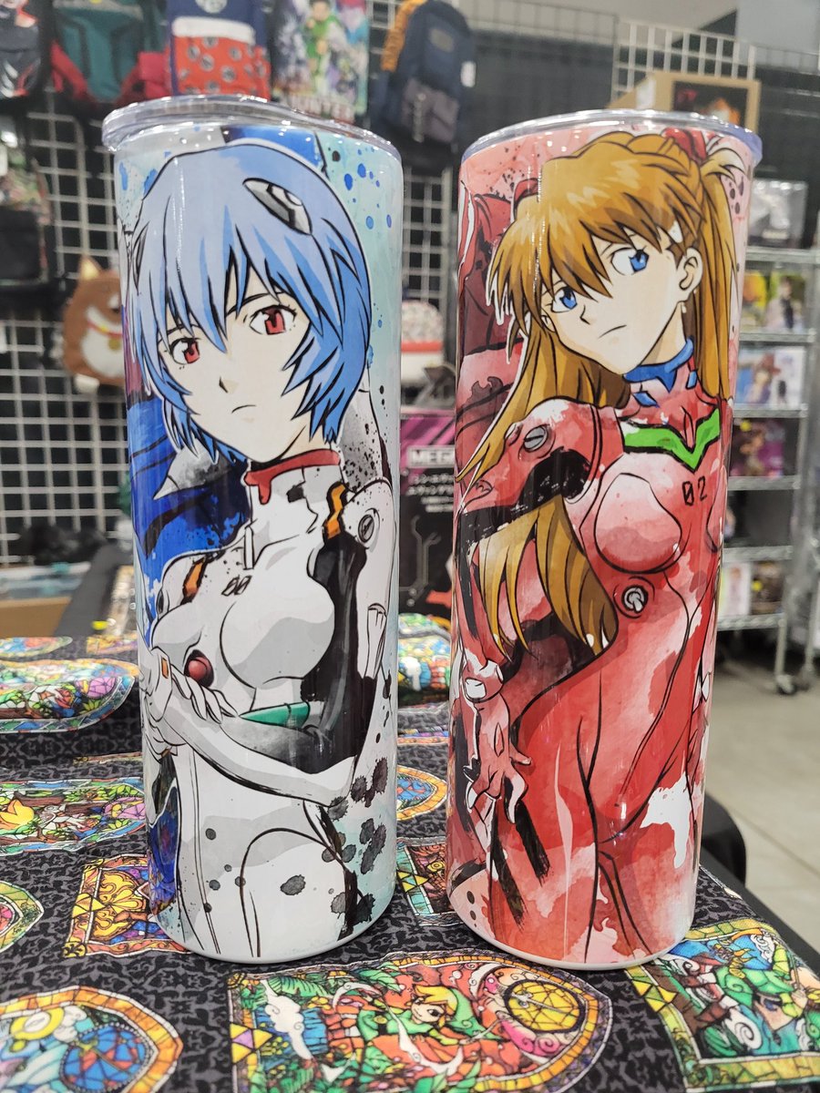 Nurdtyme's tweet photo. Here are #Evangelion tumblers https://t.co/QGptoEAUiq