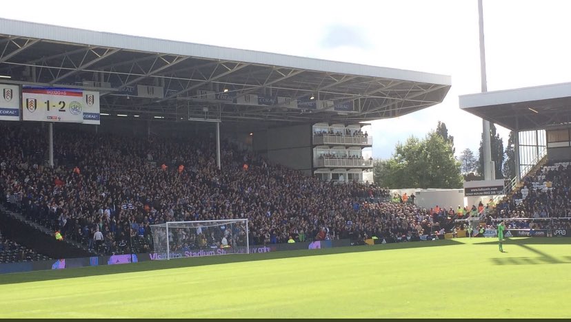 QPR fans at Fulham in 2016

#QPR #awaydays #COYRs
