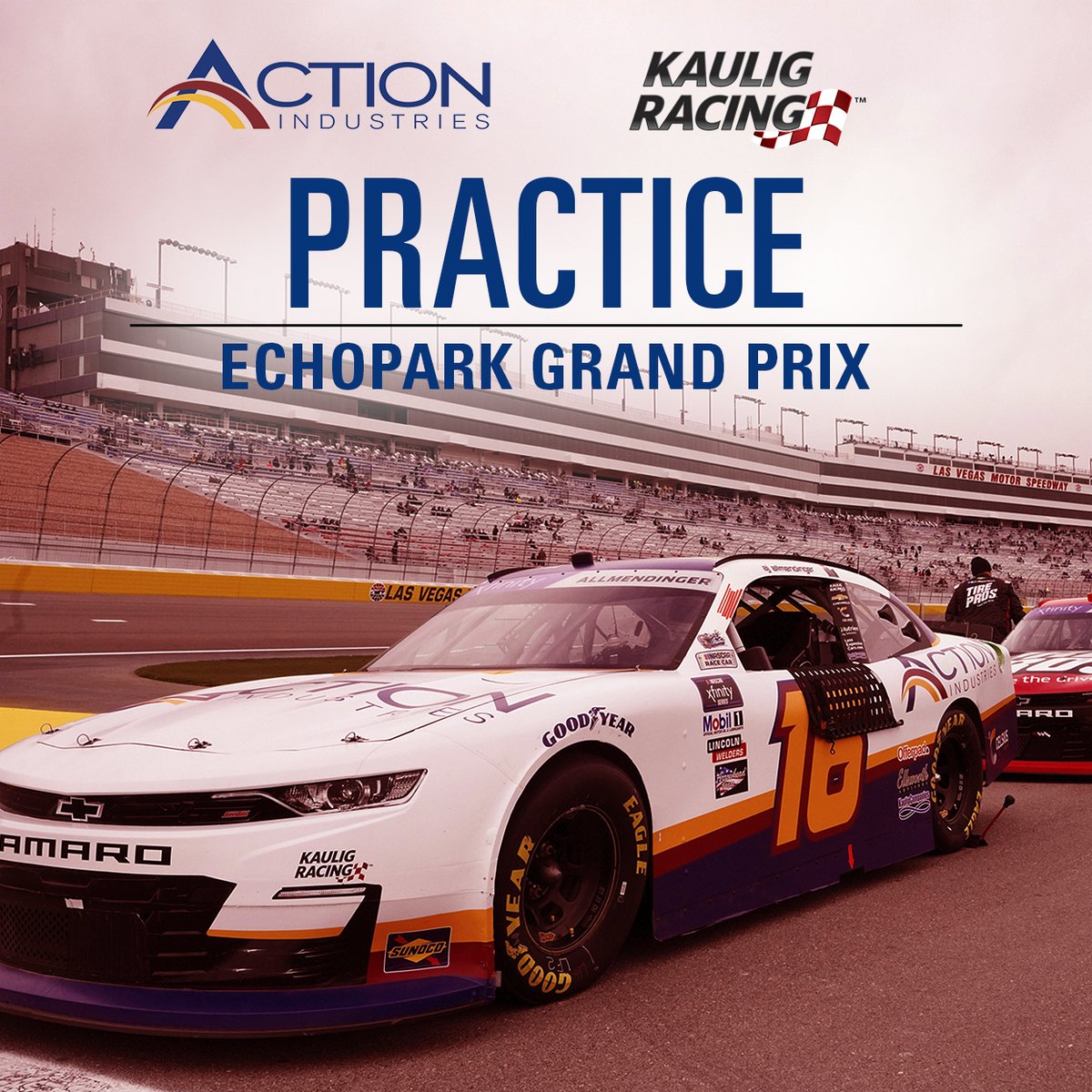 Tune in to FS1 at 10:00 AM to catch @KauligRacing @MattKaulig and @AJDinger in their practice run for the EchoPark Grand Prix. Let's go #TrophyHunting! 

#EveryPartForEveryDoor #NASCAR #garagedoors #garagedoorrepair #garagegoals #accesscontrols #garagedoorseals