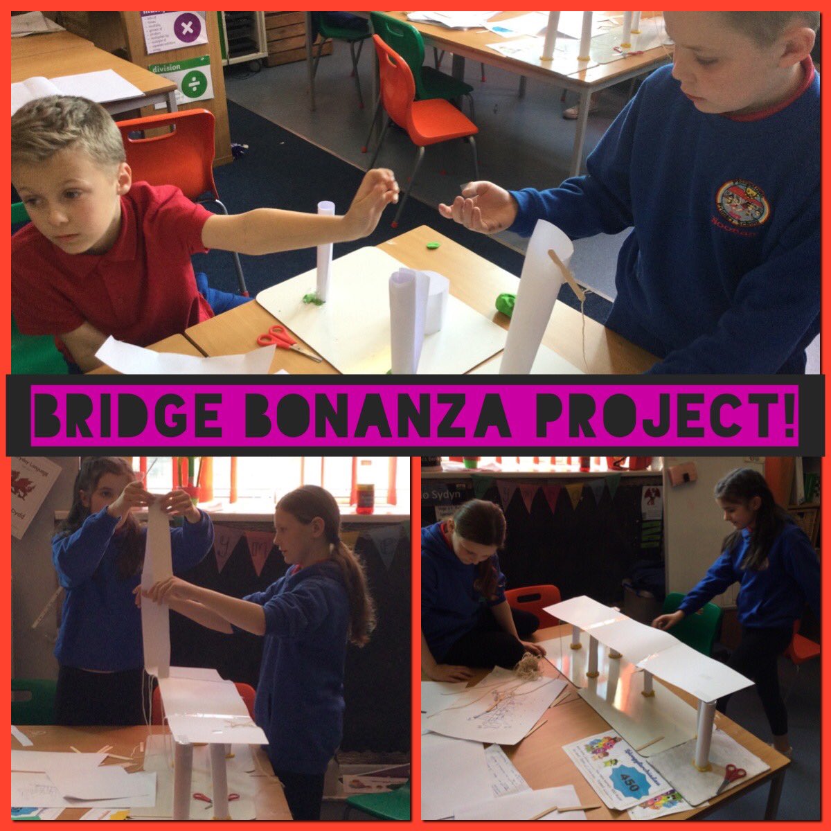 PPS_Eira's tweet photo. Another week, another Bridge Bonanza Project update! #DosbarthEira continued their project by starting to make their bridges! Weβve quickly learnt that itβs going to be harder than we thought, but weβll persevere and get the job done! @Phip_Primary #phipstem πβ
https://t.co/sfzuU3mKm0