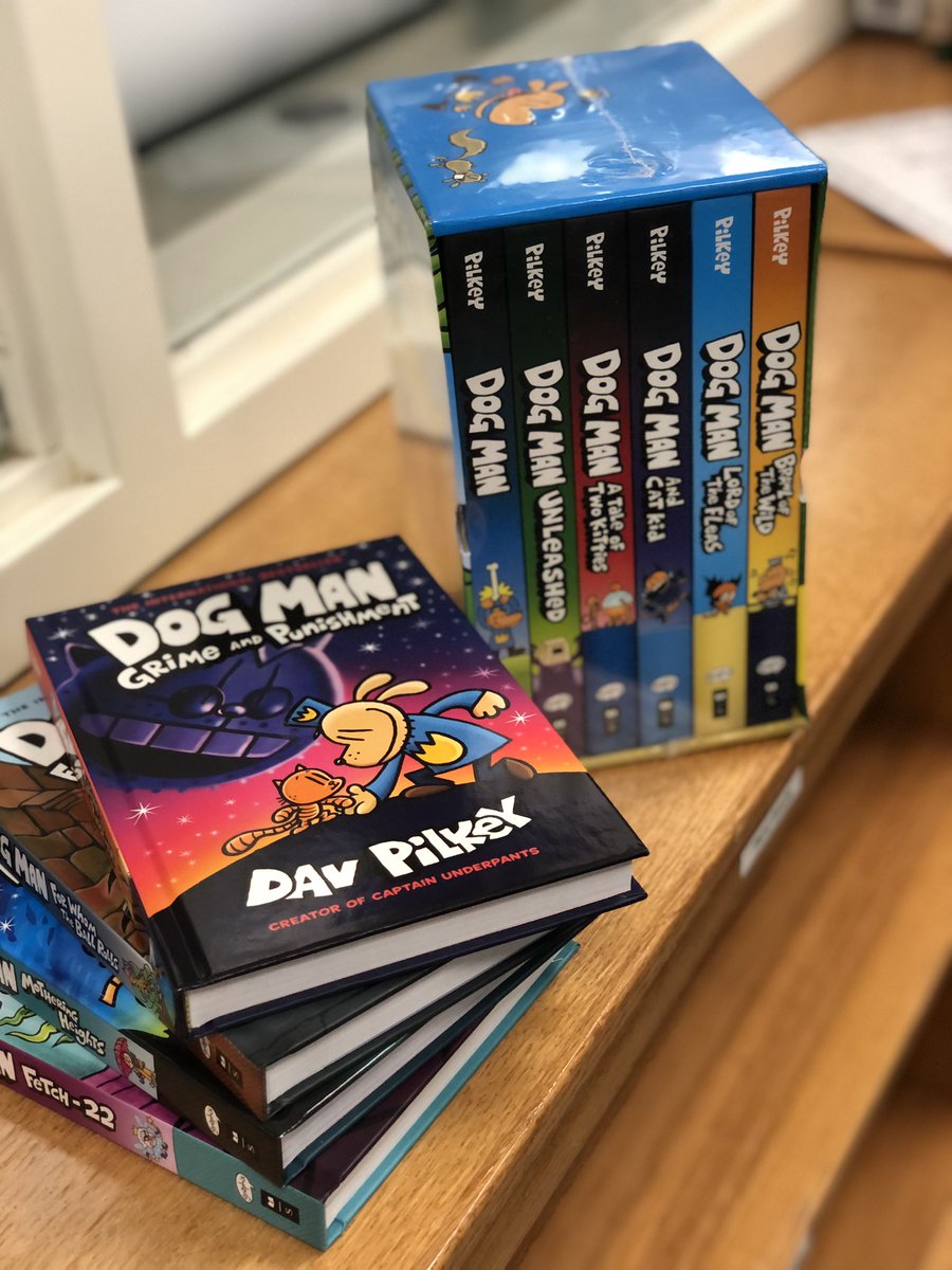 FletcherInFirst's tweet photo. @KONAICE Thank you for the donation of books! These are some of the most popular books in our library and the kids are so excited to have the whole series. @NHE_HCS https://t.co/QfG2EDuhQV