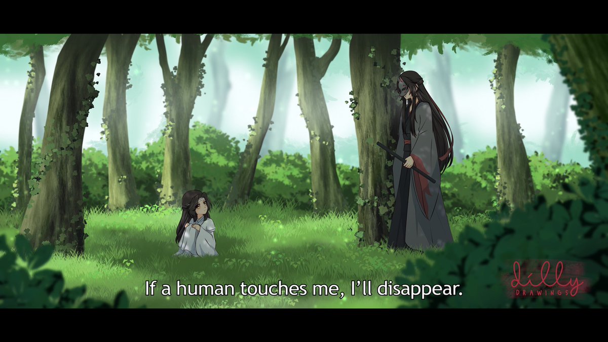 dillydrawings's tweet photo. “To disappear means to be obliterated.”
An AU inspired by Hotarubi no Mori e

Part 1
#mdzs https://t.co/34tXlNfqPx