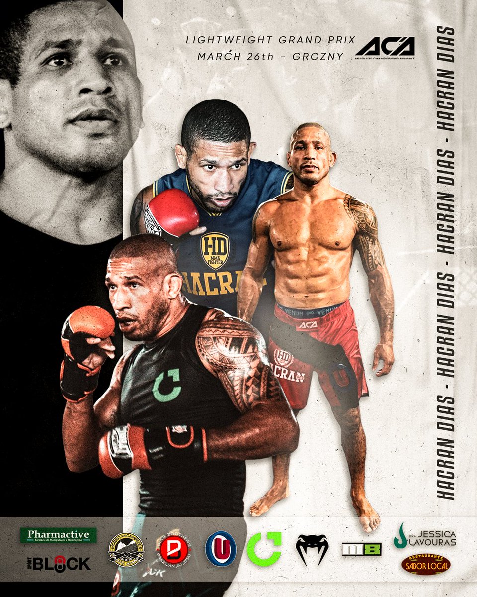 Hacran Dias luta hoje GP do ACA na Rússia!

Saiba mais:
instagram.com/p/Cbka-aKruLV/…