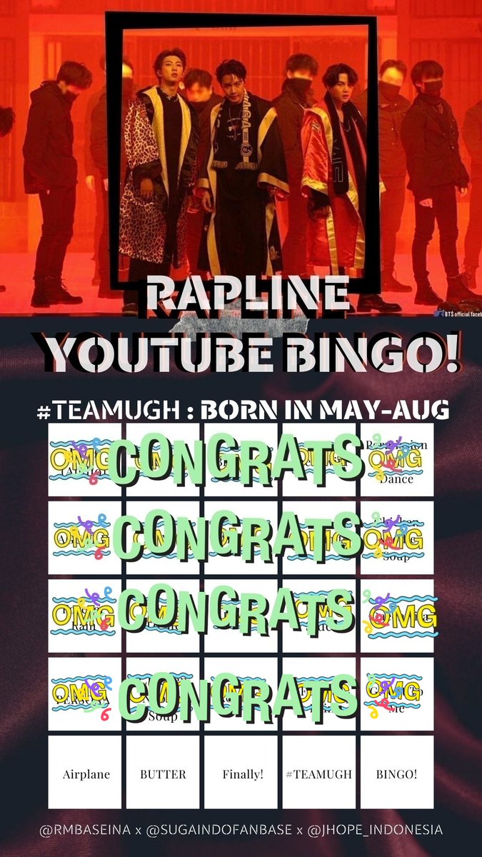 hyeji_twt's tweet photo. Give it to me

[4 BINGO]

RAPLINE SUPREMACY
#TeamUgh
#RapLineStreamingParty 
#BTSRapLine
#StreamingPartyWithRapLine @BTS_twt https://t.co/0UPD17ghR1