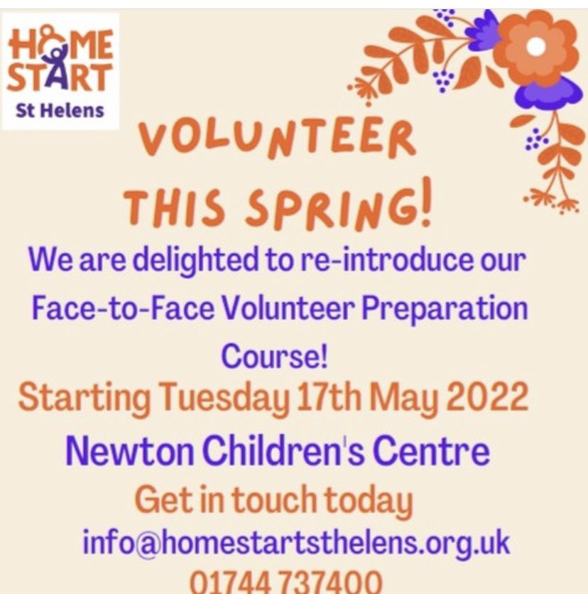 I loved my time as a home start volunteer