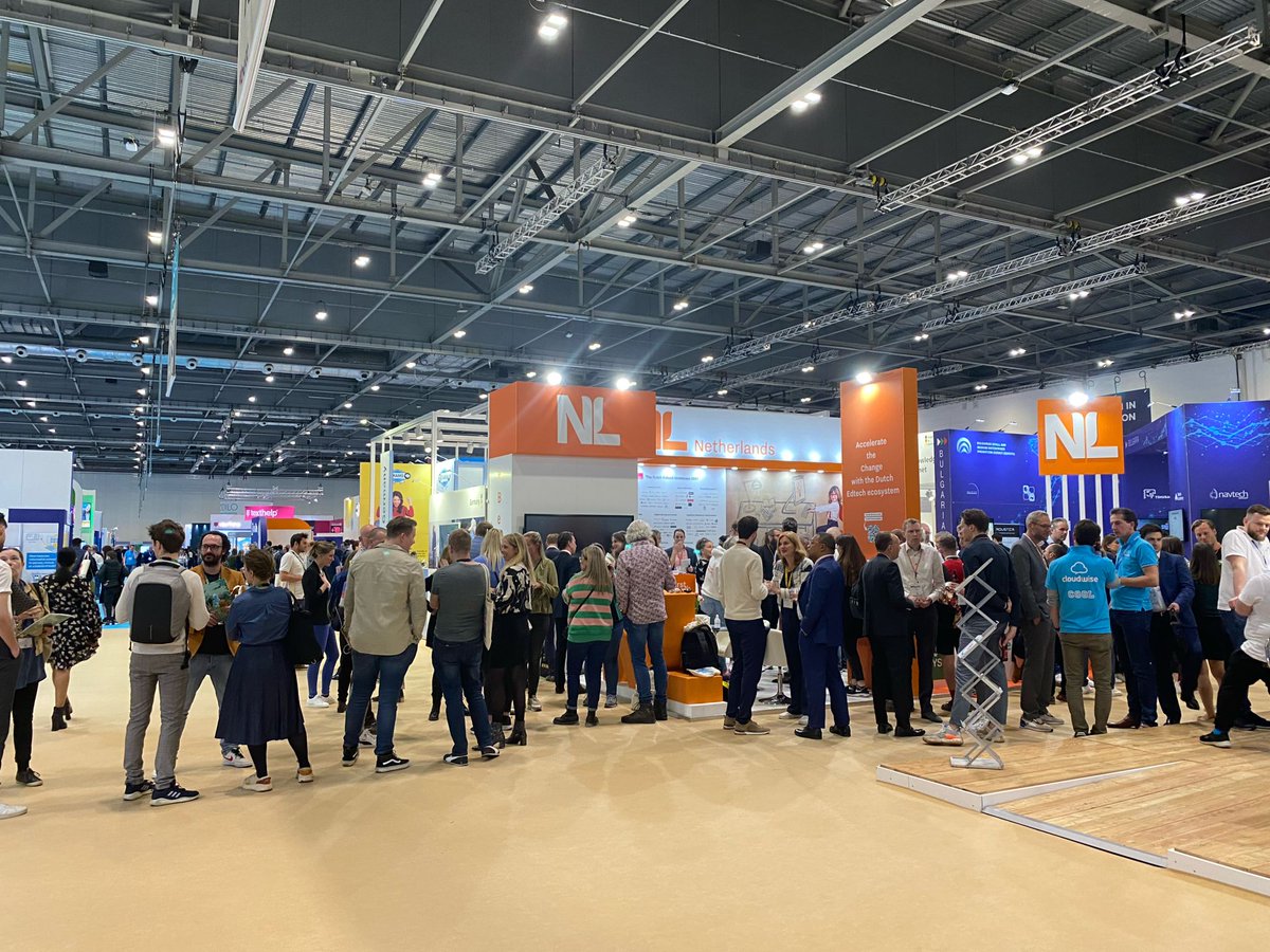 dutchedtech's tweet photo. We have got overwhelming attendance at the BeTT. This is what the brand of EdTech ecosystem looks like.
Together with @NLinUK @ROMUtrechtReg
#bettNL #dutchedtech https://t.co/L94KOB7Y9W