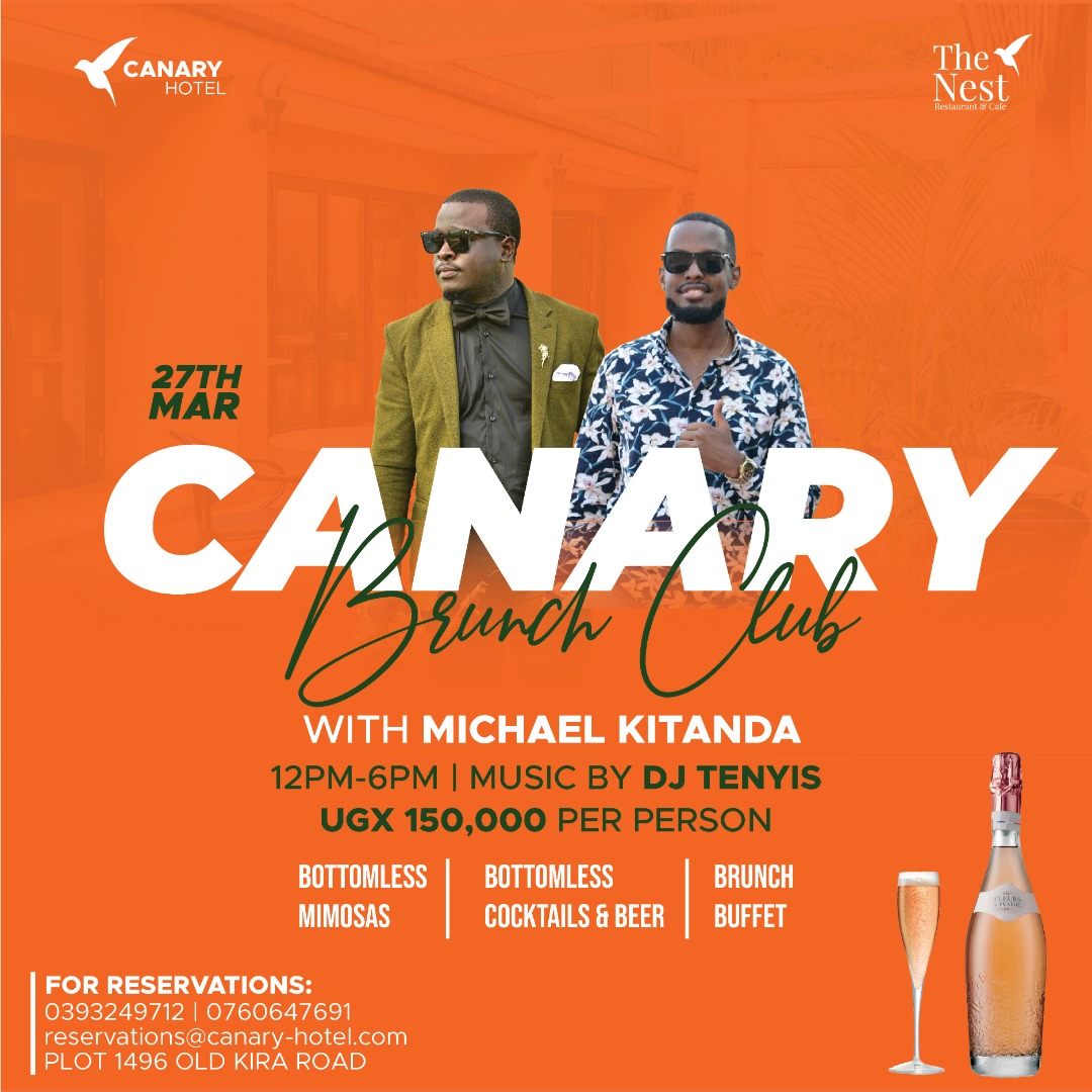 HotelCanary's tweet photo. All we do is brunch, brunch, brunch.
#brunchfun #Kampalarestaurant #food #music https://t.co/fmGWjdeLvM