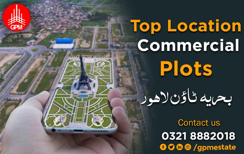 gpmestate's tweet photo. Commercial Plot in Bahria Town Lahore | GPM https://t.co/srPk7Gdn4O