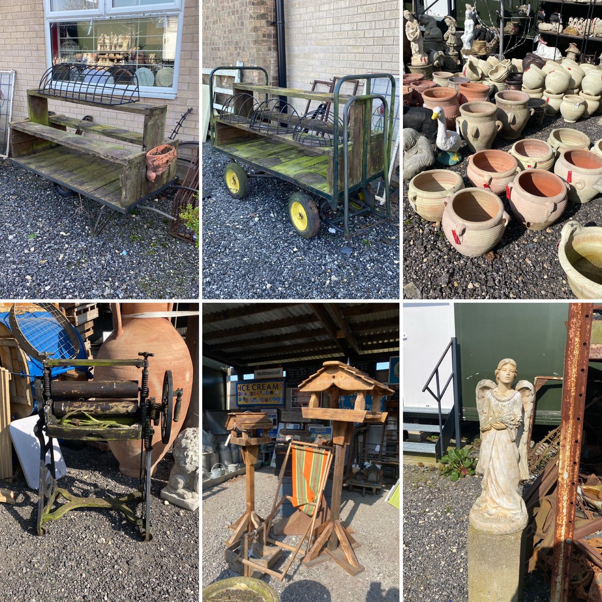 astraantiques's tweet photo. Lots of new stock in our reclamation yard here at @astraantiques #chimneypots #gardenbarrels #stonetroughs #planters #stoneplanters #astrareclamationyard #astraantiquescentre #hemswell #lincolnshire #gardenersofinstagram
Open from 10am until 5pm https://t.co/9G78mkrVAH