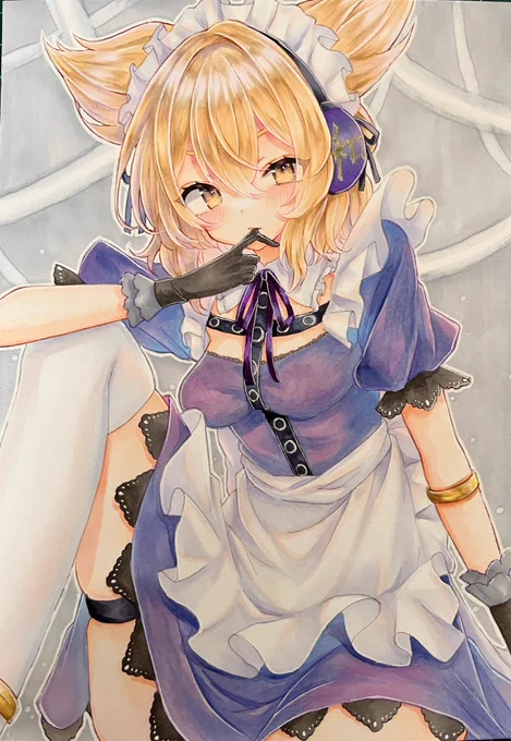 神子ちゃんはメイド服も着こなす
#東方Project #東方
#豊聡耳神子 