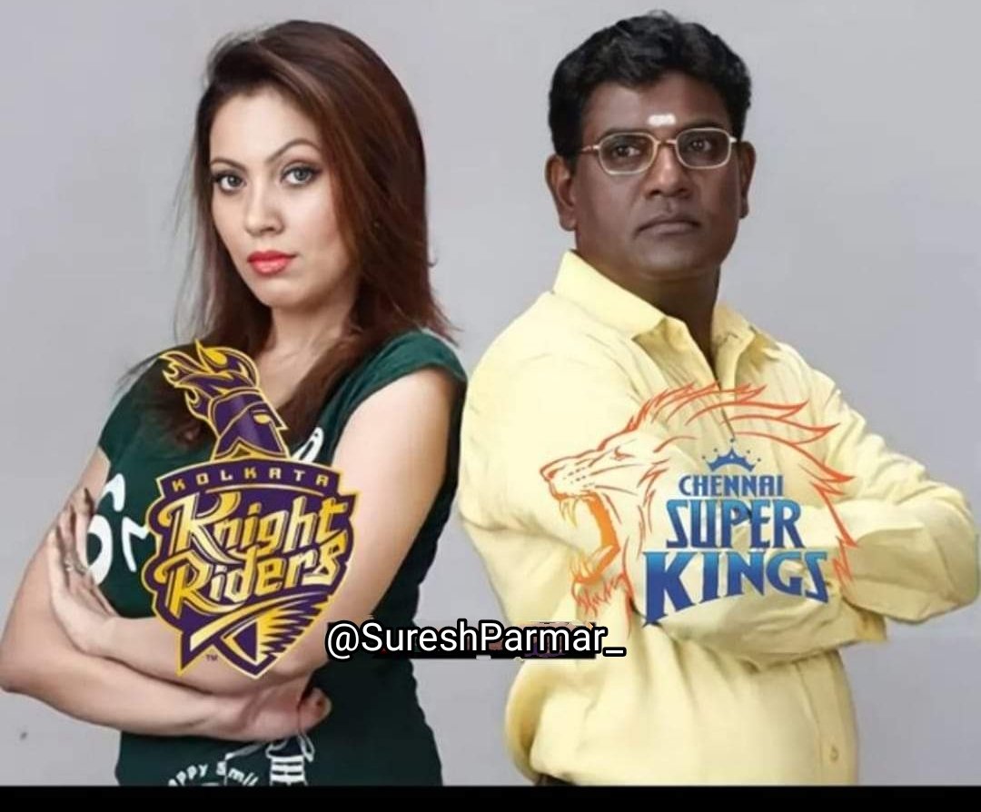 SureshParmar_'s tweet photo. First Match Of #IPL2022 😆😉 #CSKvKKR @Sophia_Byte #TeamIMS https://t.co/6yDxtACQXX
