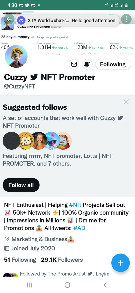 JoelTecson2's tweet photo. @CuzzyNFT @NFTConqueror https://t.co/mQAepEQN6d