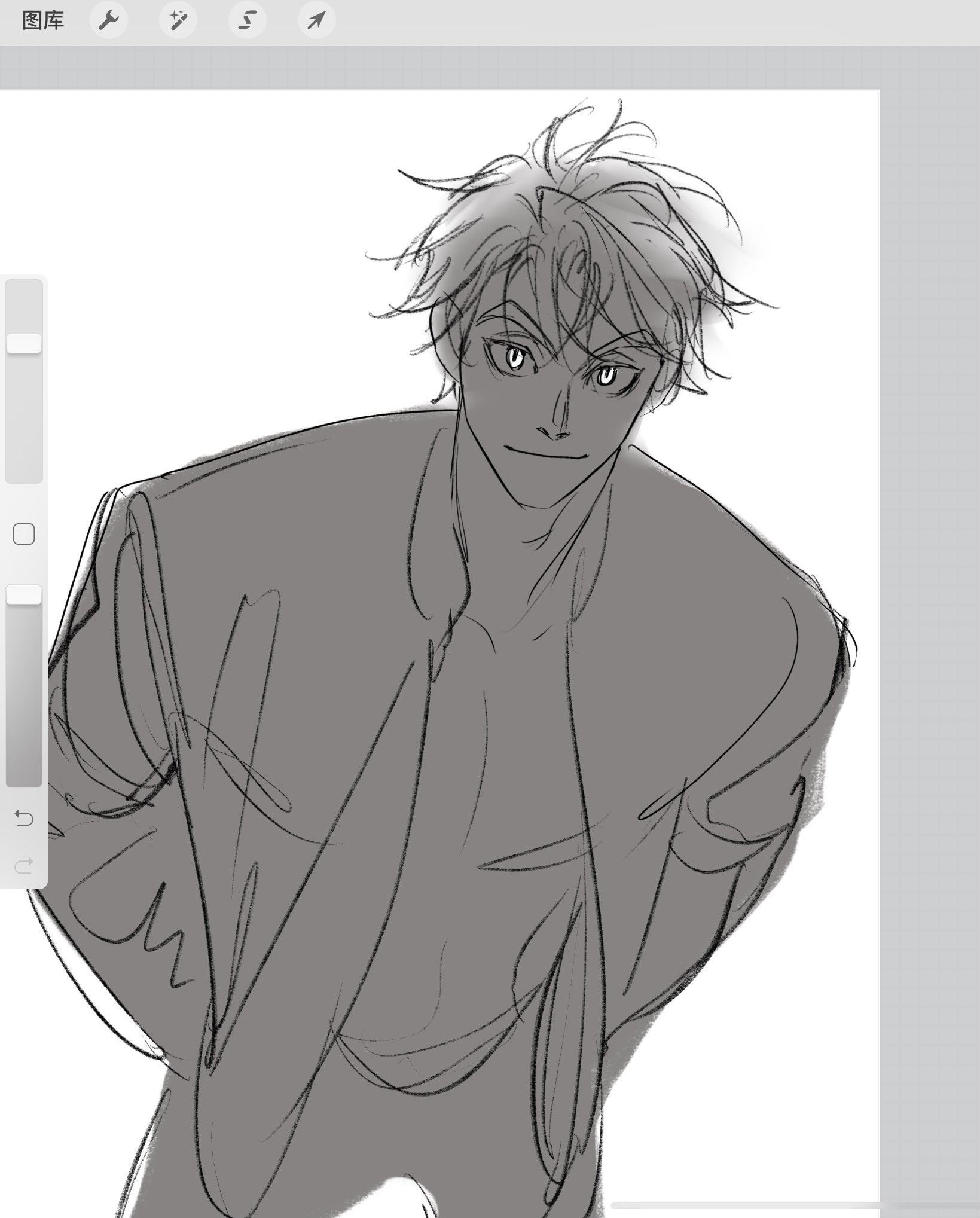 石枕圖87 White Linen, Chayazome-style Katabira designed with Palace