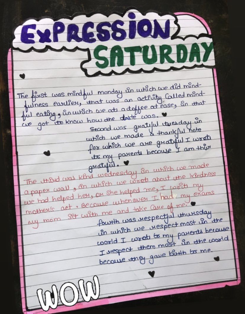 SKV2_PB's tweet photo. #Day6- #Expressivesaturday 

Summing up the week with lots of values and happiness🌸 

#gratitude #kindness #Respect #expressing 

@Dir_Education 
@RITASHARMA26 
@HappinessDelhi https://t.co/7zT1KDCAhL