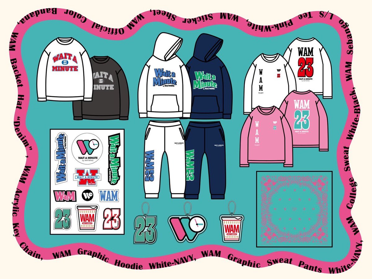新作入荷!!】 WATWING WAIT フーディ&パンツ MINUTE A アイドル