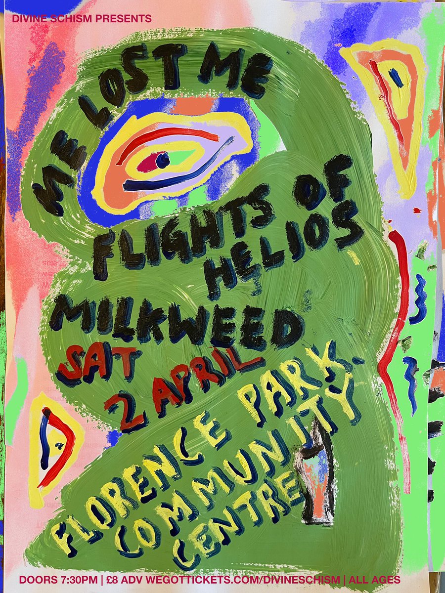 DivineSchism's tweet image. Our next show is a week today with @melostme coming to town with a band for the first time alongside @FlightsofHelios and @mlkwd_ YES TO A INTERESTING EVE OF WEIRD FOLK COME GATHER wegottickets.com/divineschism