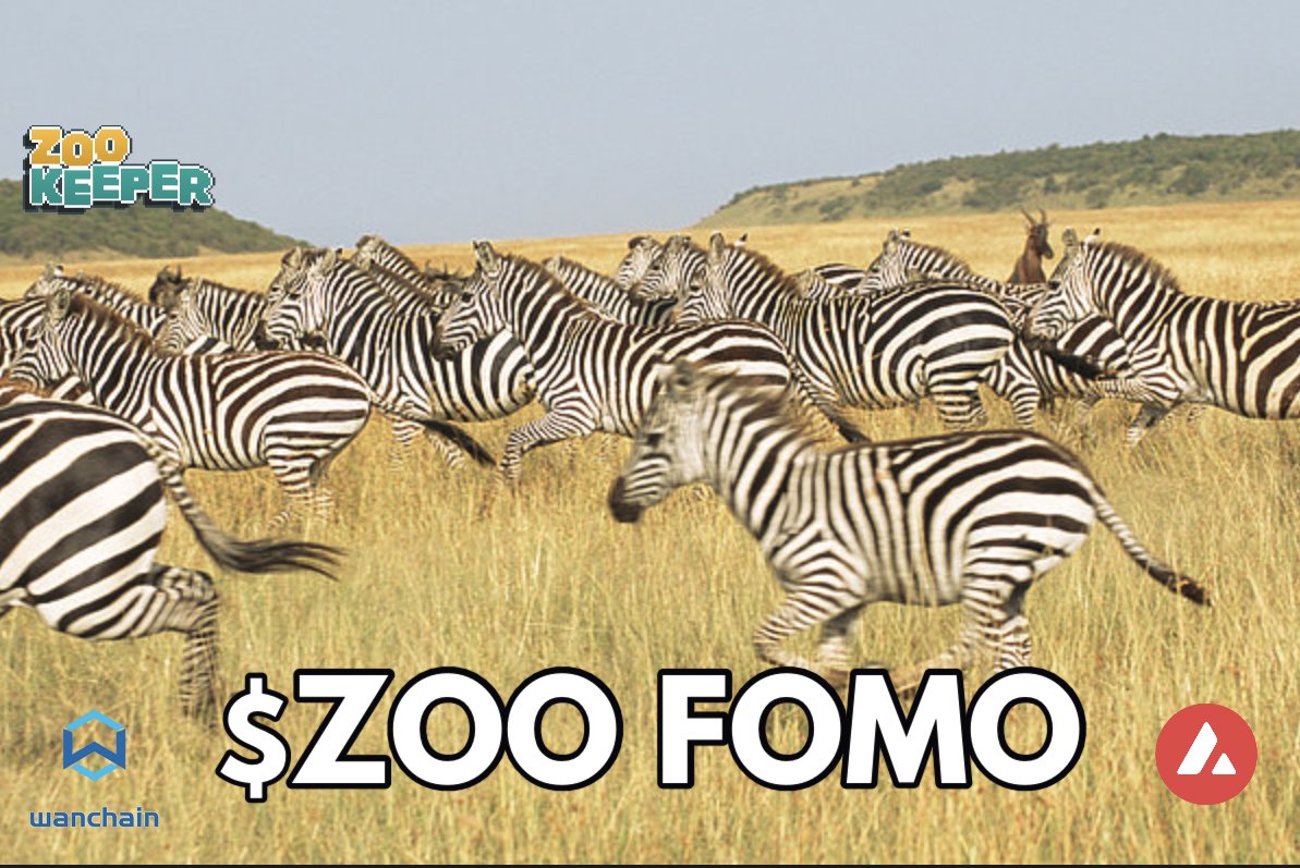 The kind of running herd I love 💜

#Crypto #ZooEcosystem $ZOO #P2E #AVAX #ZooKeeper