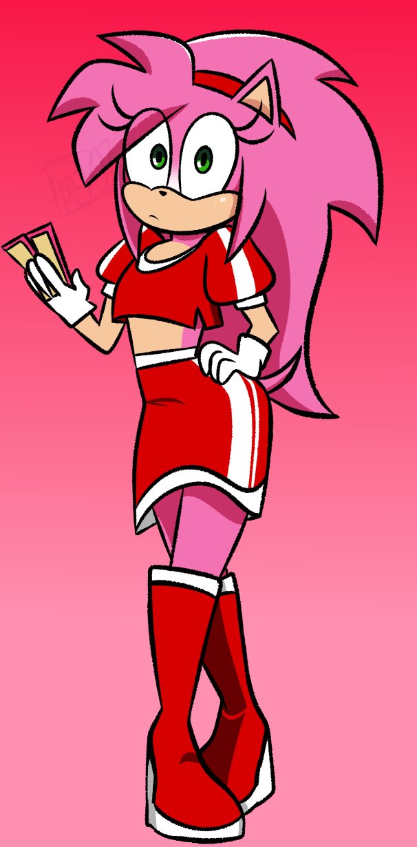 🌟nic🌟 on X: Movie Amy 🥰 #AmyRose #Sonic #SonicMovie #art