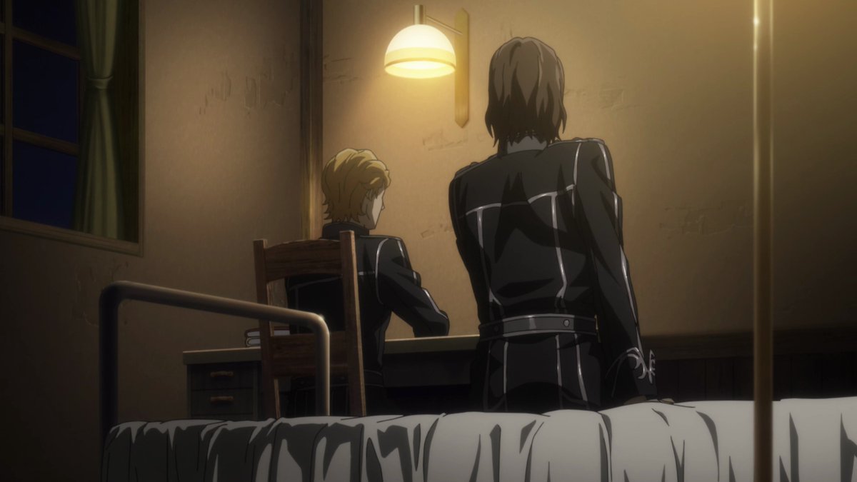 akajnishi's tweet photo. logh dnt s3 ep 2 spoilers

yet another example of how much more cinematic dnt has become, it was definitely Not lost onto me how reuenthal brought up him being in the shadows (see pic 2) while mittermeyer was under the table lamp (pic 3) https://t.co/N4N0LyW3zS