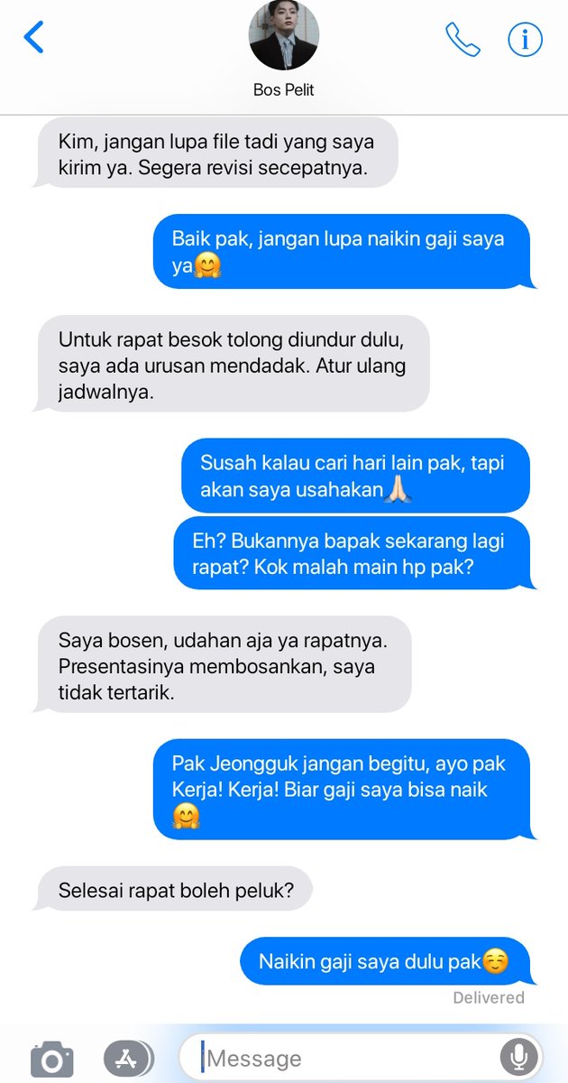abunaigurl's tweet photo. [ KOOKV AU ]

—Salary up?

Tentang Jeongguk yang selalu sabar menghadapi sekertaris bar-barnya yang selalu meminta kenaikan gaji. Dan ternyata Jeongguk masih menyimpan rasa kepadanya. https://t.co/CHxbw4LyaF