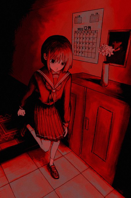 「赤 スカート」のTwitter画像/イラスト(人気順)