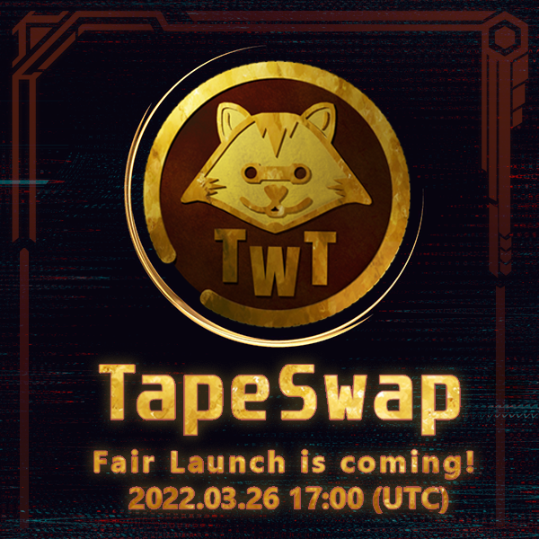 Bsc100x_gems's tweet photo. 💥TapeSwap is Launching💥
"The ultimate #DEX on #BSC/polygon"

🚀Starts TODAY 17:00 UTC

 🎉 Contribution of 0.5 or will get u a guaranteed discounted #WL mint of TRC #NFT for 0.055 #ETH

✅Join now: https://t.co/KwO9RCM3FG

🔵TG:  https://t.co/A0oe6tcfP1

#PRESALE #IDO #BNBChain https://t.co/HKAne6Iqrk