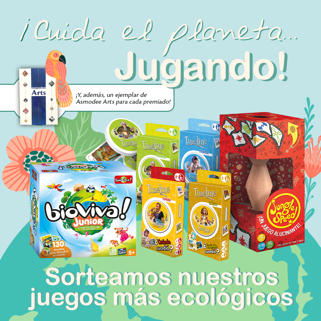 Asmodee_es's tweet photo. ¡SORTEO EXPRESS!

Sorteamos nuestras cajas ecológicas para poner nuestro granito de arena en #LaHoradelPlaneta. Para participar:

1⃣ Síguenos
2⃣ Haz RT
3⃣ Menciona a esa persona que siempre está diciéndote que hay que cuidar más el planeta

¡Tienes hasta mañana 27 para concursar! https://t.co/tFfs4z6PPG