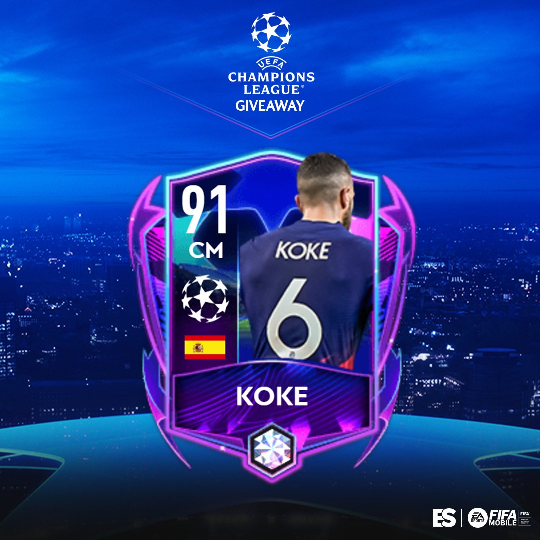 enezsarioglu's tweet photo. 🌟 EXCLUSIVE UCL KOKE GIVEAWAY!

To enter:
✅ Follow @enezsarioglu and @EAFIFAMOBILE
🔁 Retweet this tweet
✍️ Reply your favorite card in this season

• Thanks @EAFIFAMOBILE for sponsoring.
• Winner will be chosen at Tuesday reset!

#FIFAMobile https://t.co/3goTalaCf6