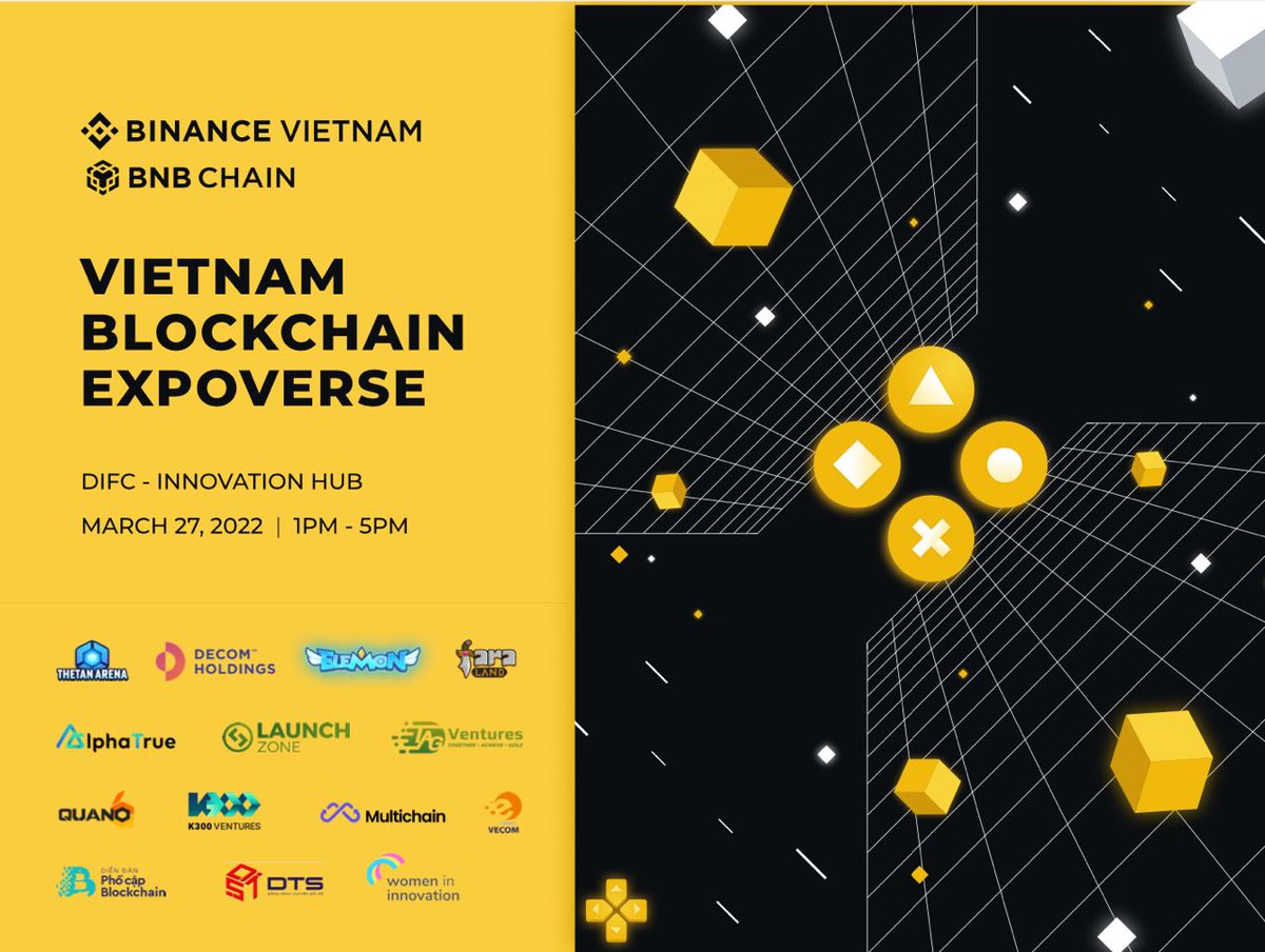 🔥 NEWS OF THE DAY!

#Elemon representatives are now in Dubai to join in #BinanceBlockchainWeek w/ the schedule below:

🔸 MAR 27: Attend &amp; share in Vietnam Blockchain Expoverse

🔸 MAR 29: Share in the special event hosted by Binance w/ the presence of Binance's senior officials