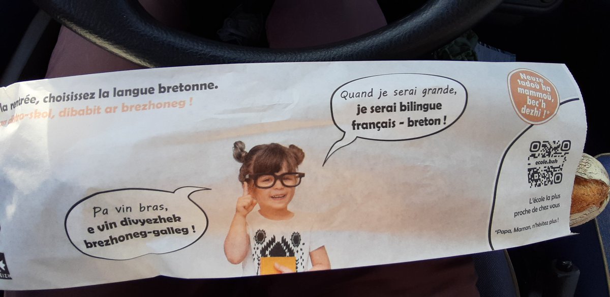 O prenañ bara e #naoned er mintin-mañ :) #bzhg