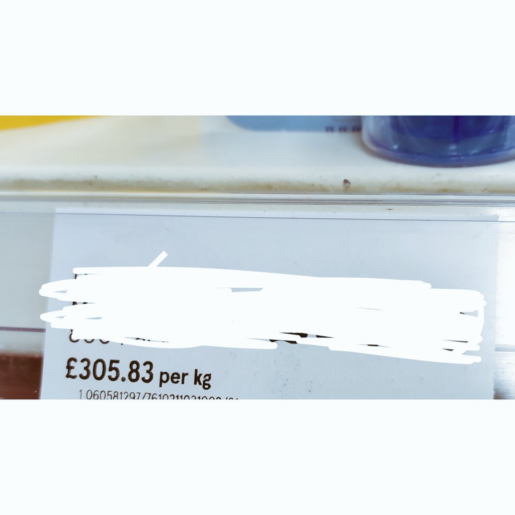 CyberCiderCity's tweet photo. #SaturdayQuestion 
What did I buy from the grocery store at £305.83 per Kg today? 🤔(right and wrong answers acceptable😉) https://t.co/lQTlmX1veO