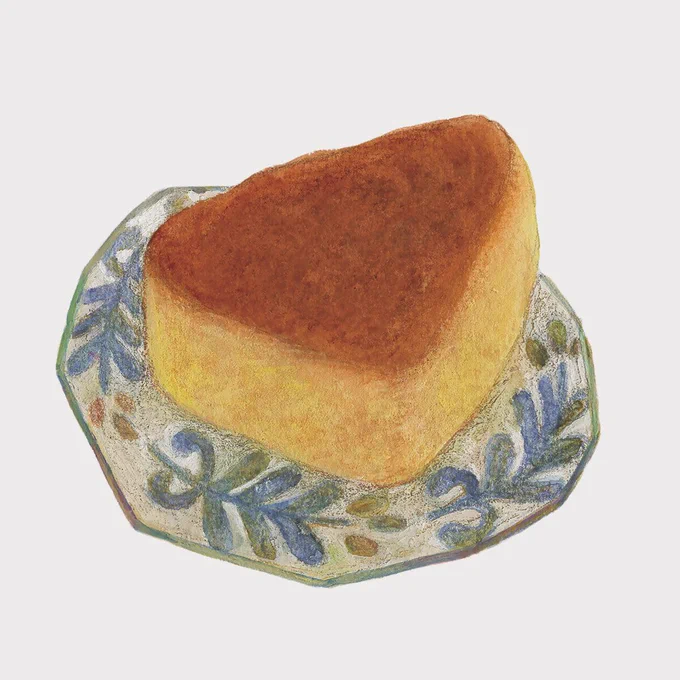 スーパーの三角カステラ
ふわふわでした 