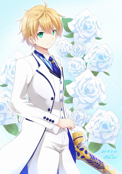 #成長してたらRT見た人もやる

ホワイトデーアーサーさんで!⚔️✨
最初に描いたのが2018年……もう4年も前なのね💦 