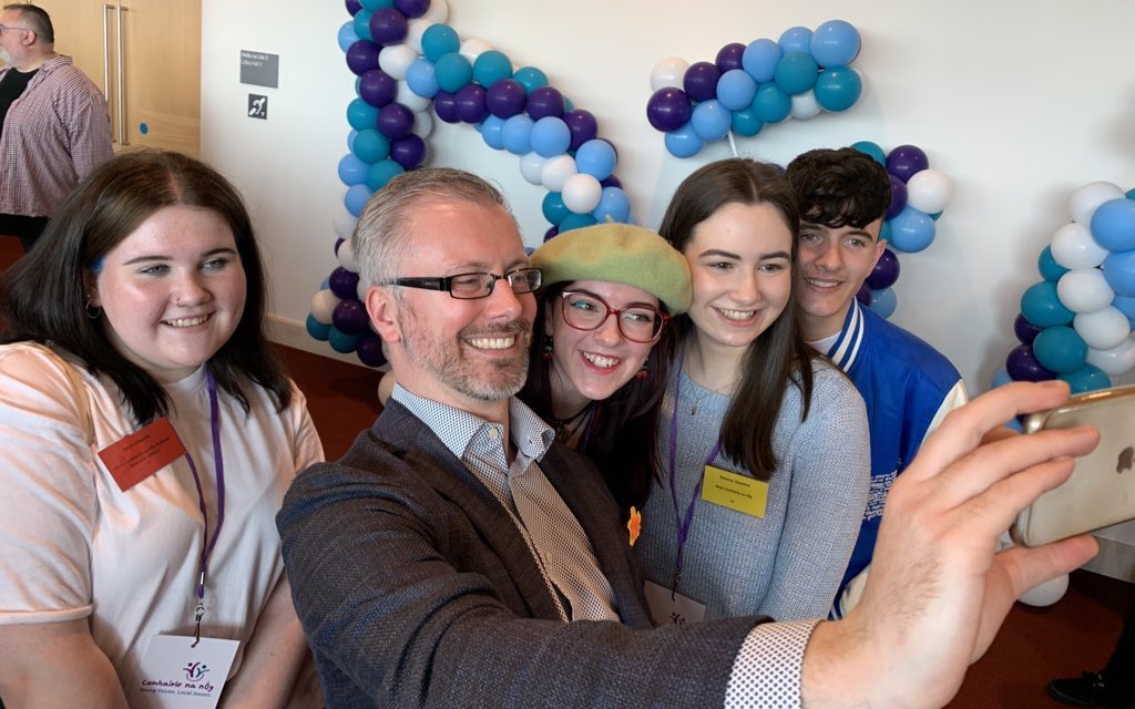 ComhairleNaNog1's tweet photo. We’re thrilled to have Minister @rodericogorman at #DáilnanÓg 2022! https://t.co/d3i9pi0vrg
