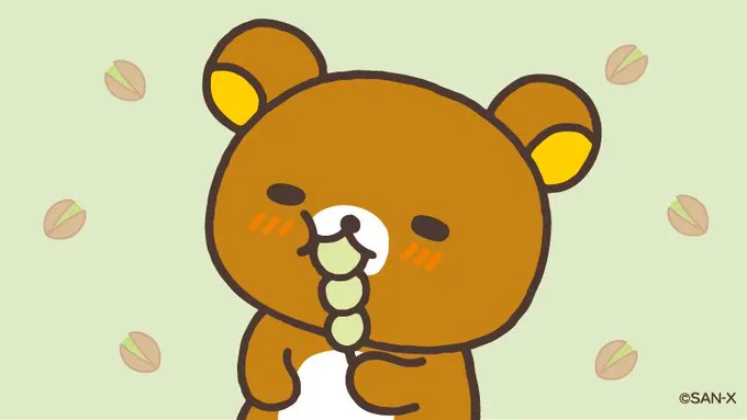 よもぎだんごをたべてるのかな?
それとも抹茶味?

#正解は
#ピスタチオだんご 