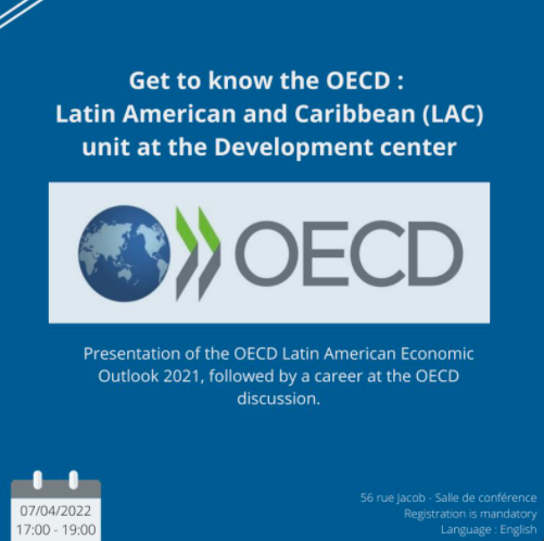 Looking forward to moderate a conference on the LAC Unit of the <a href="/OECD/">OECD ➡️ Better Policies for Better Lives</a> Development Centre with <a href="/DGamboa23/">David Gamboa S. 🇨🇷</a>. Panelists include <a href="/snietoparra/">Sebastian Nieto Parra</a>, Olivia Cuq, Laura Gutiérrez Cadena, &amp; Cristina Cabutto. 

Language: 🇬🇧
Held in person &amp; on ZOOM.

‼️Sign up now: sciencespo.fr/agenda/fr/even…