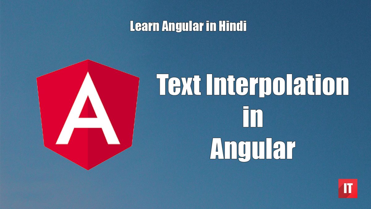 Coding_Bash's tweet image. What is Text Interpolation in Angular in Hindi?
Check it here:
youtube.com/watch?v=g4leV_…
#Angular #AngularTutorials #AngularInHindi #LearnAngularInHindi #CodingBash #ITTutorialsWithExample