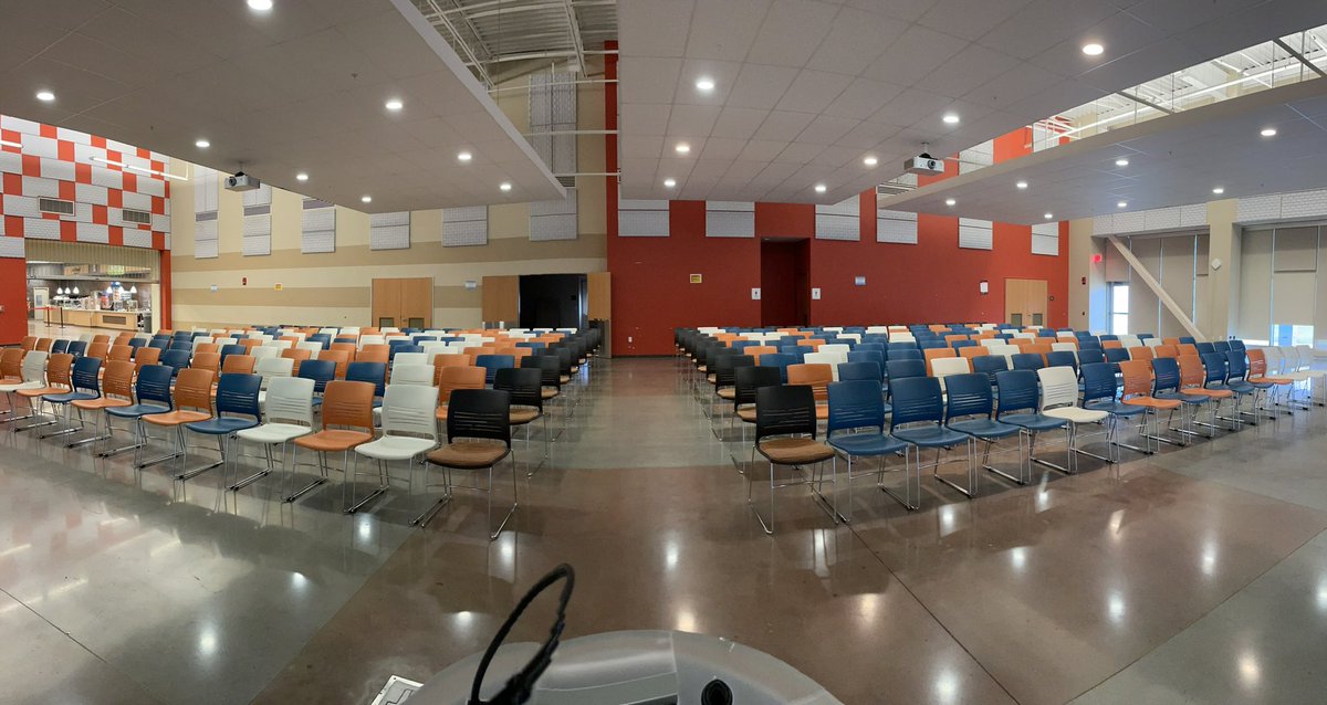 coltonturns's tweet photo. My team does it all! Some set ups from “Feel The Roar” this week. #Grounds #FacilitiesOps https://t.co/xez7o1iOYK