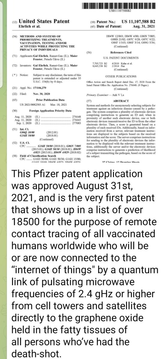 colleenmenzies's tweet photo. Pfizer Patents are hair raising..😱 https://t.co/Y5ThPv4rLi
