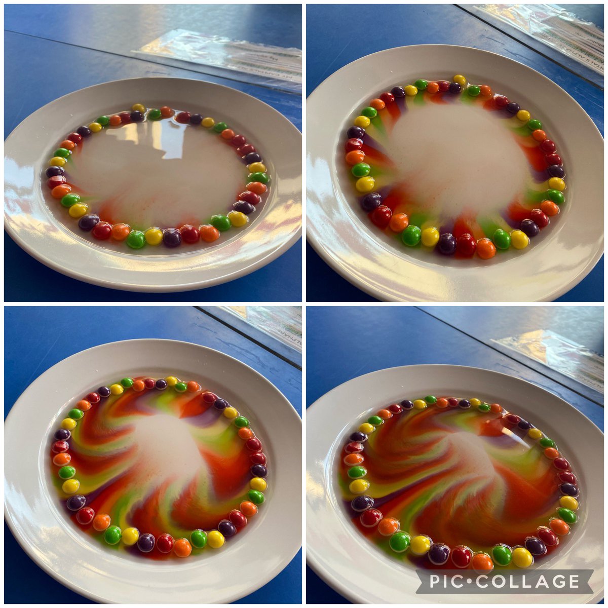 CroeserwPrimary's tweet photo. #LSC2 Rainbow week science experiment. A great end to a fantastic topic 🌈 @Cornerstonesedu #howmanycoloursinarainbow https://t.co/K15xA81Pjz